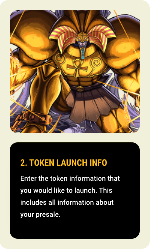 token launch info